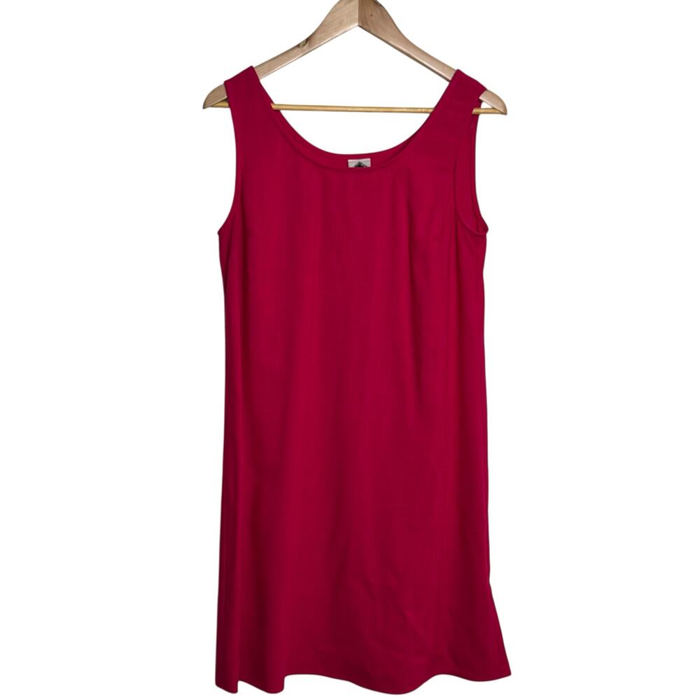Vintage Y2K California Concepts Size 10 Hot Pink Tank Style Sheath Dress